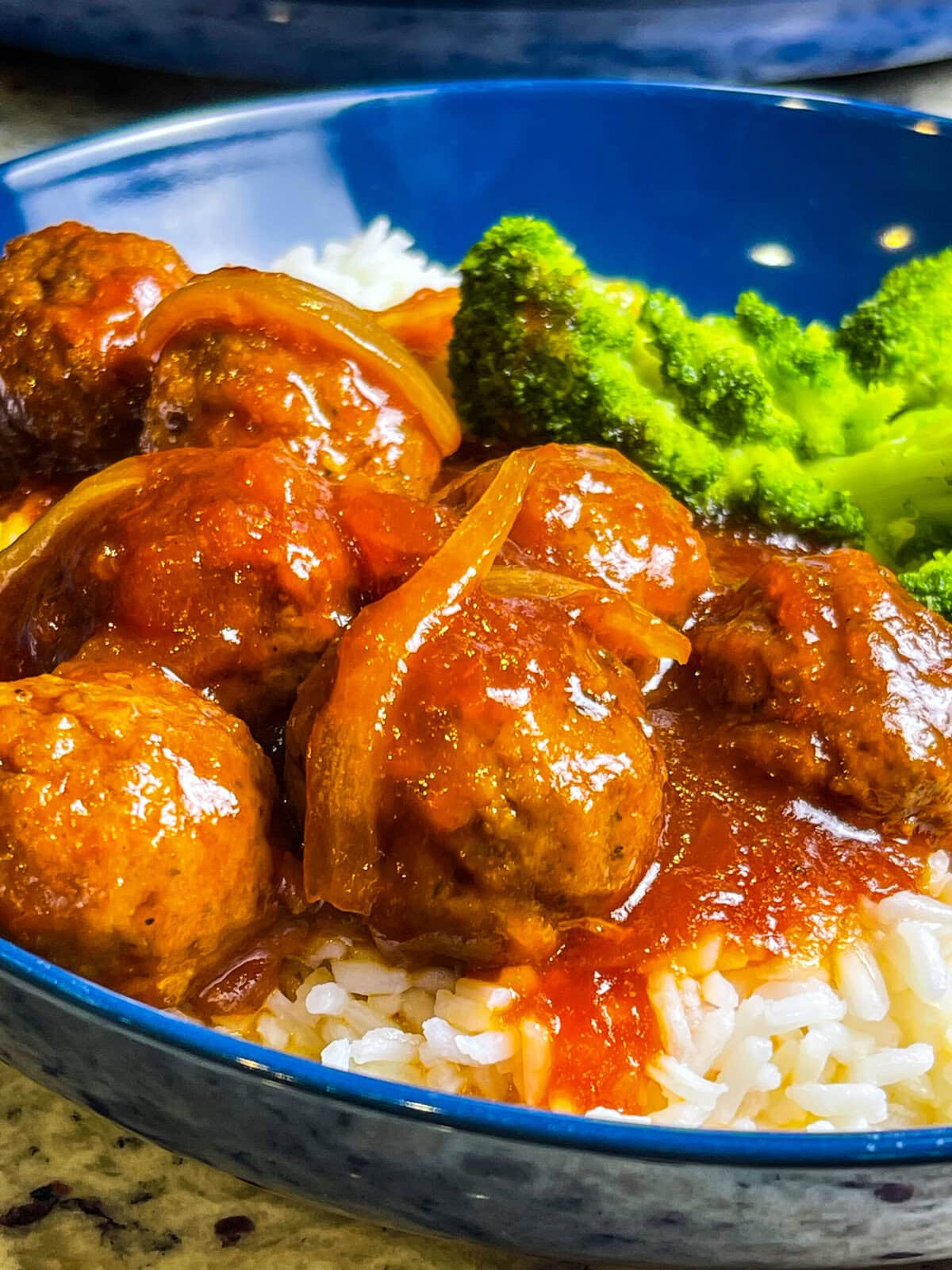 Peach Glazed Meatballs