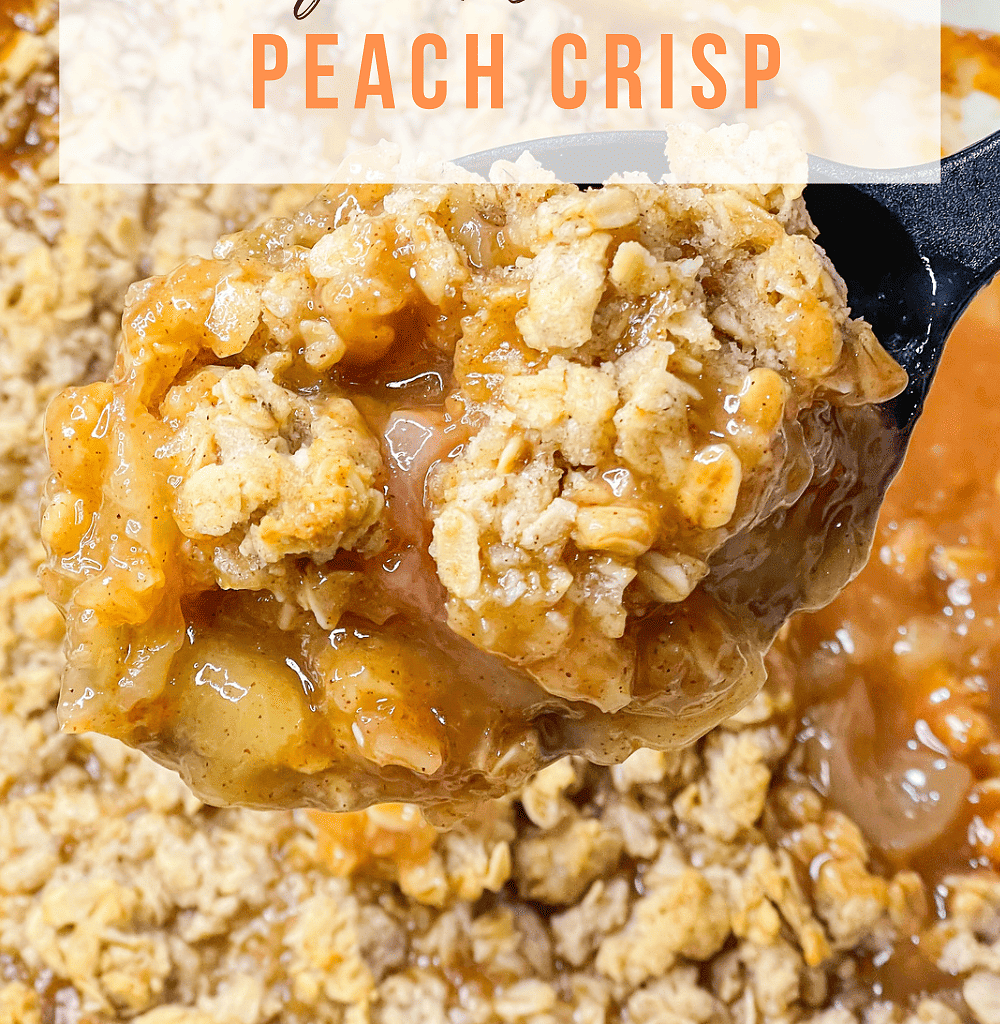 Peach Crisp with Fresh Peaches