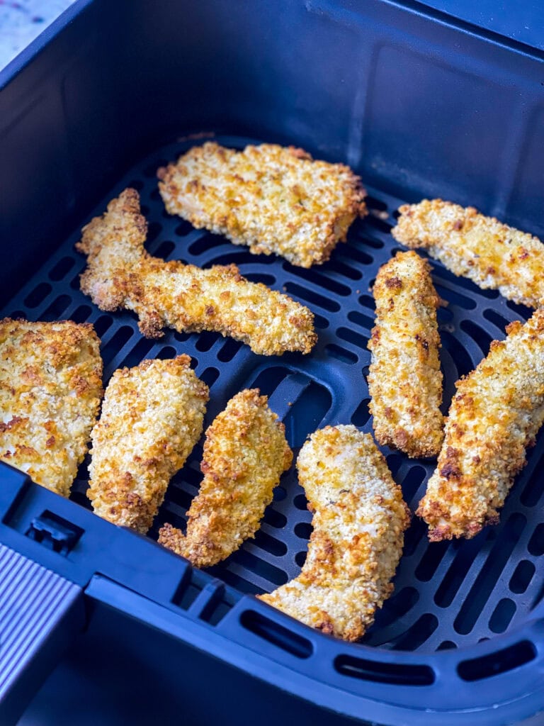 Crispy, golden, and perfectly seasoned—these freezer-friendly Air Fryer Crispy Chicken Strips are about to become your new go-to for busy weeknights, easy lunches, or last-minute dinners. Below you'll find instructions for prepping and air frying perfectly crisp chicken strips as well as freezing directions, so you always have them on hand! 