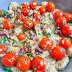If you're looking for a dinner that feels a little fancy but is secretly easy and totally family-friendly, this Creamy Bruschetta Chicken Pasta is it. Juicy, seasoned chicken is tossed with tender pasta in a rich, parmesan cream sauce a with a fresh marinated tomatoes that add just the right pop of brightness.