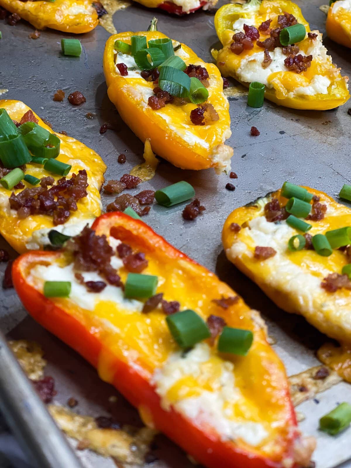 Boursin Cheese Pepper Poppers