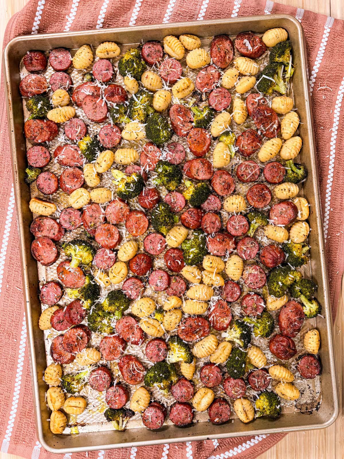 Sheet Pan Sausage and Gnocchi