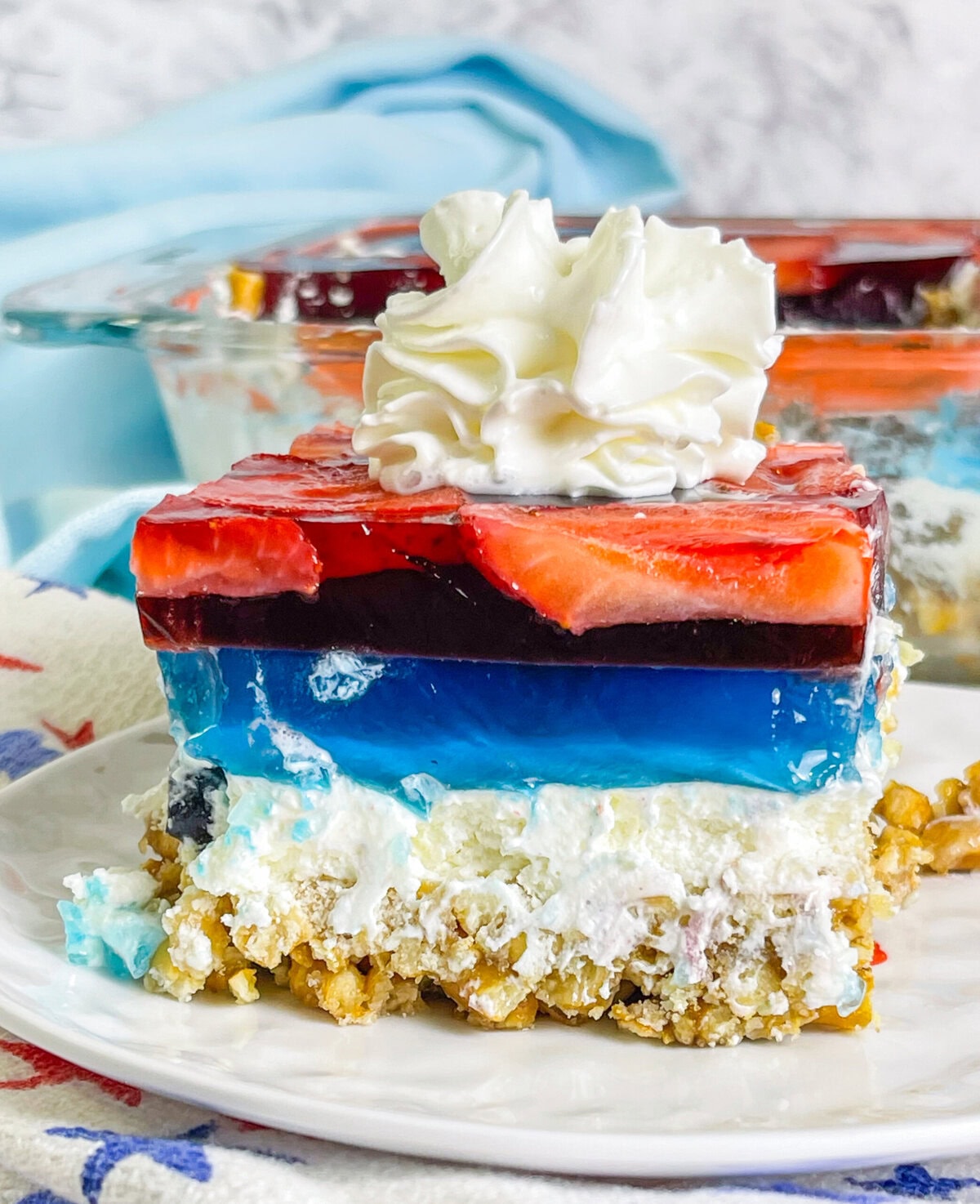 Patriotic Pretzel Salad