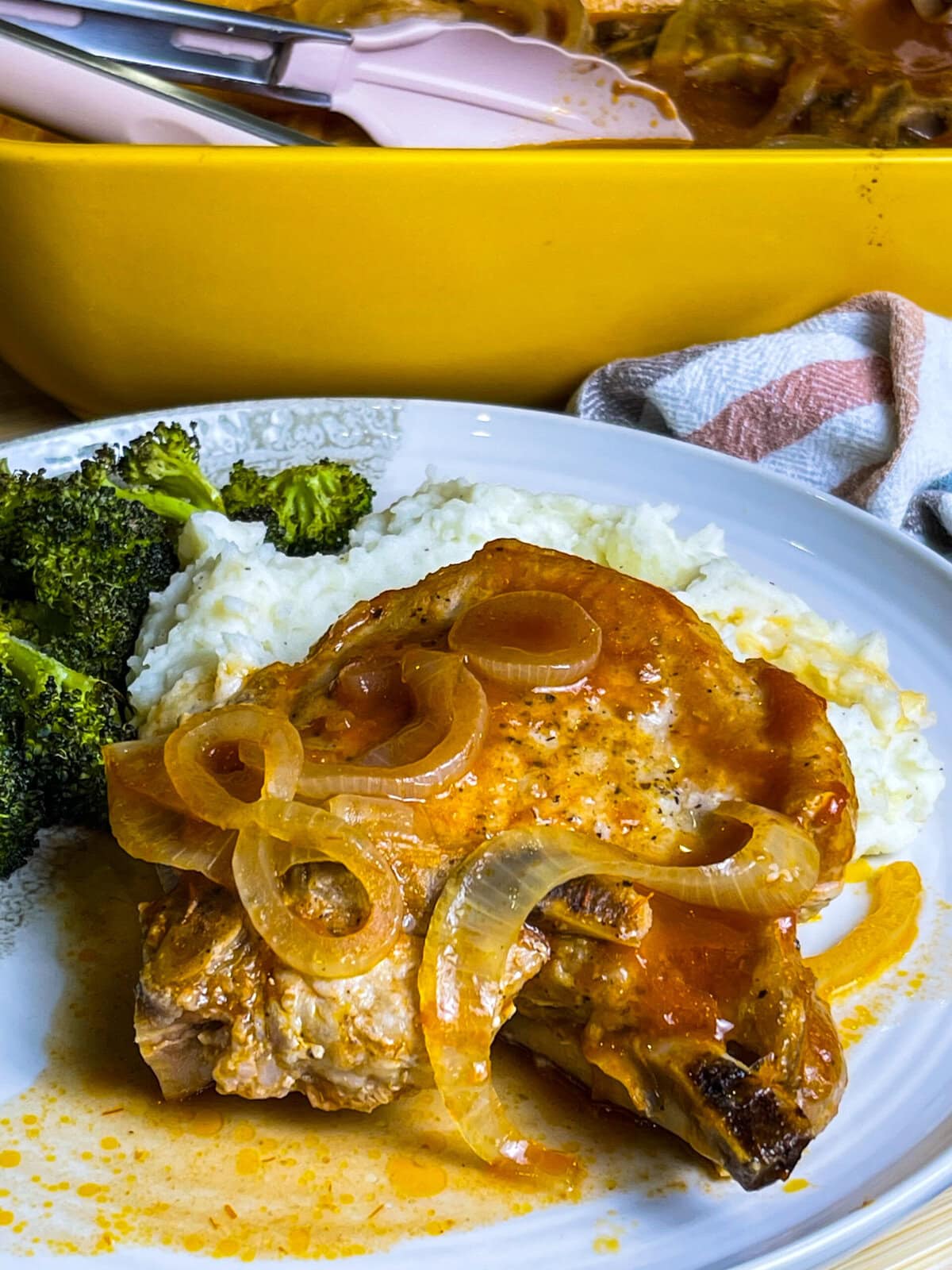 These Pittsburgh Pork Chops are a classic—juicy, oven-baked pork chops smothered in sweet and tangy chili sauce, soft caramelized onions, and a savory pan gravy that’s begging to be poured over mashed potatoes.