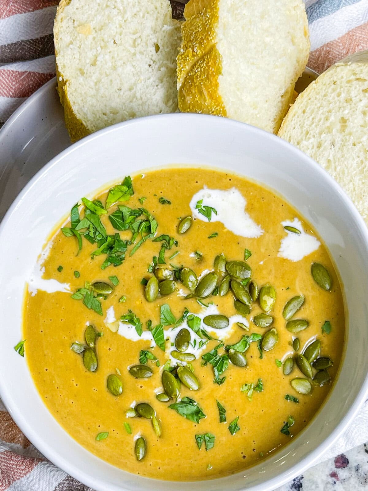 Creamy Crock Pot Butternut Squash Soup