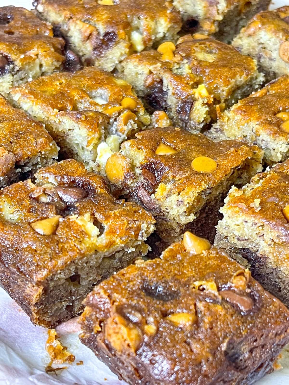 recipe for banana bread cookie bars