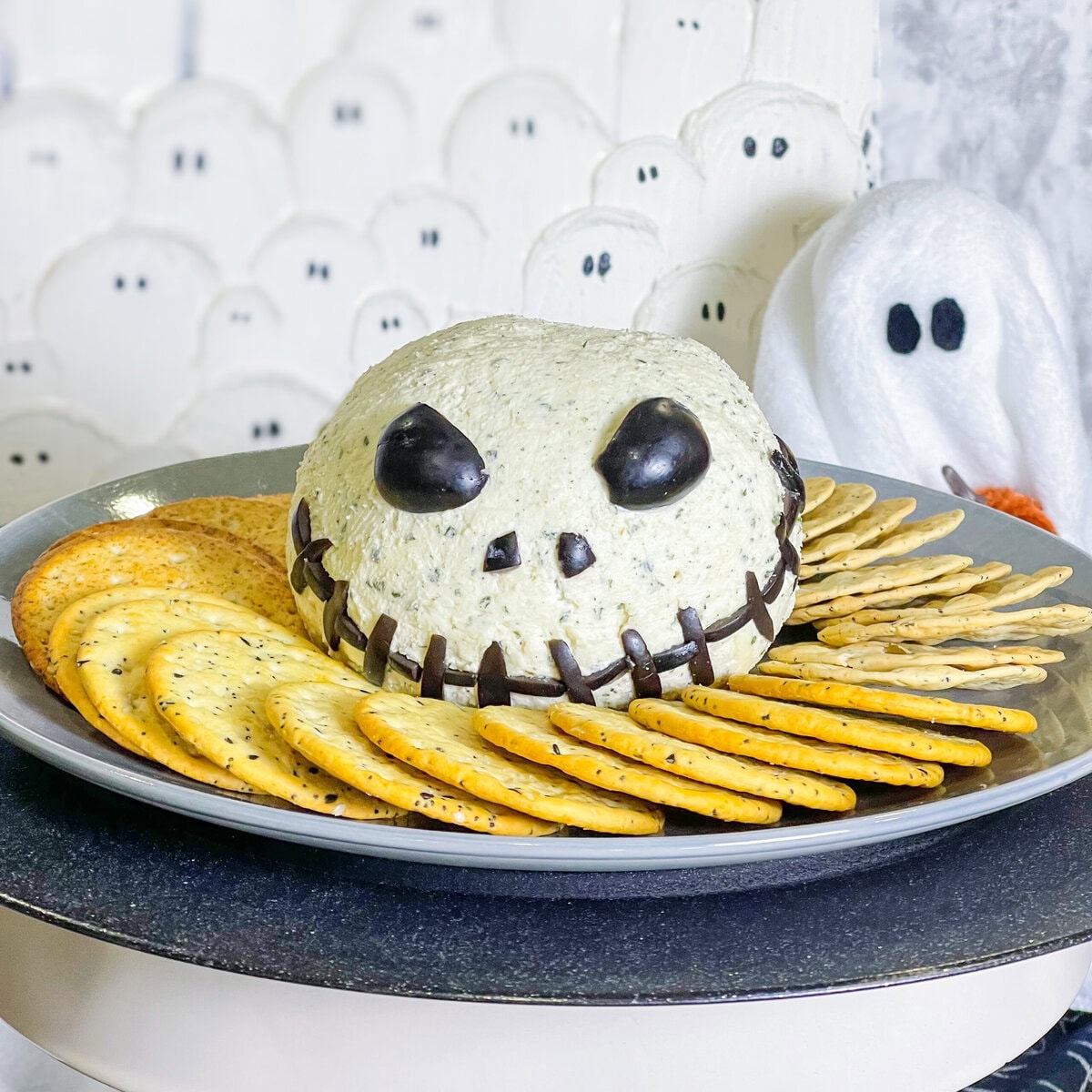 Halloween Jack Skellington Cheese Ball