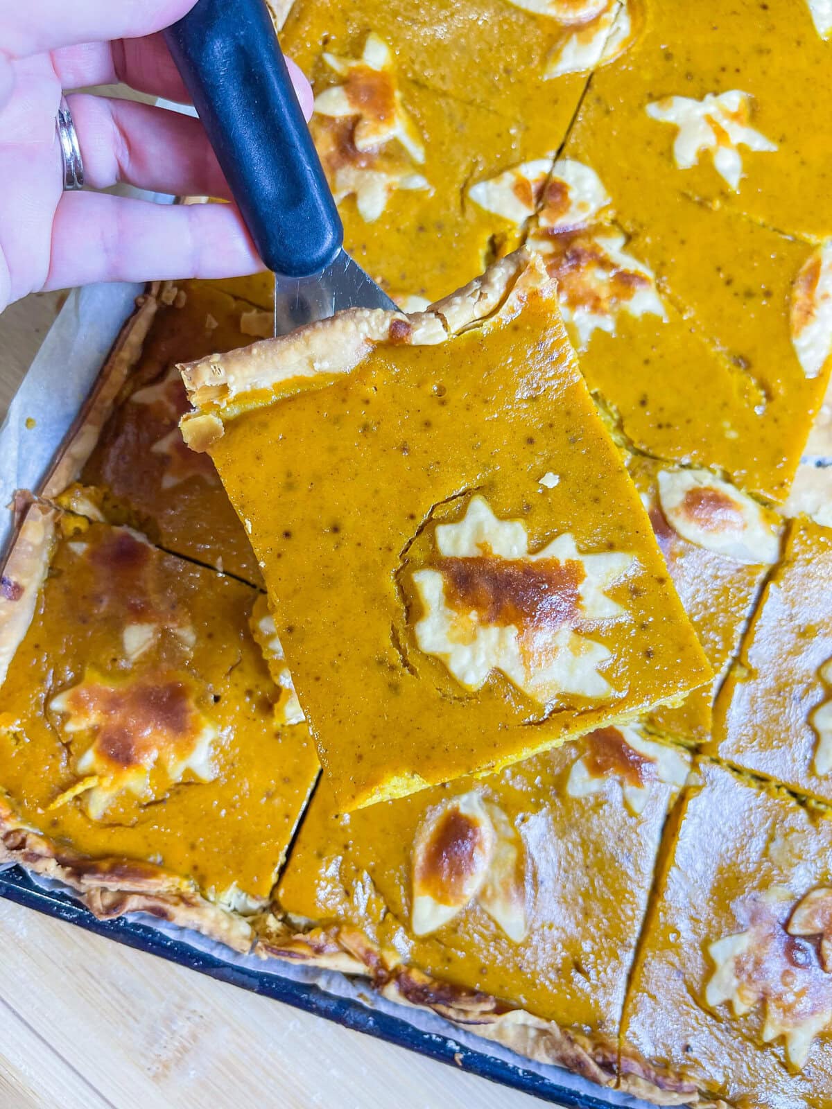 Pumpkin Slab Pie